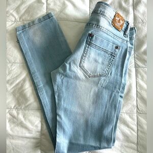 Zara Kids jeans Girl 9-10 years waist adjustable - sequins details